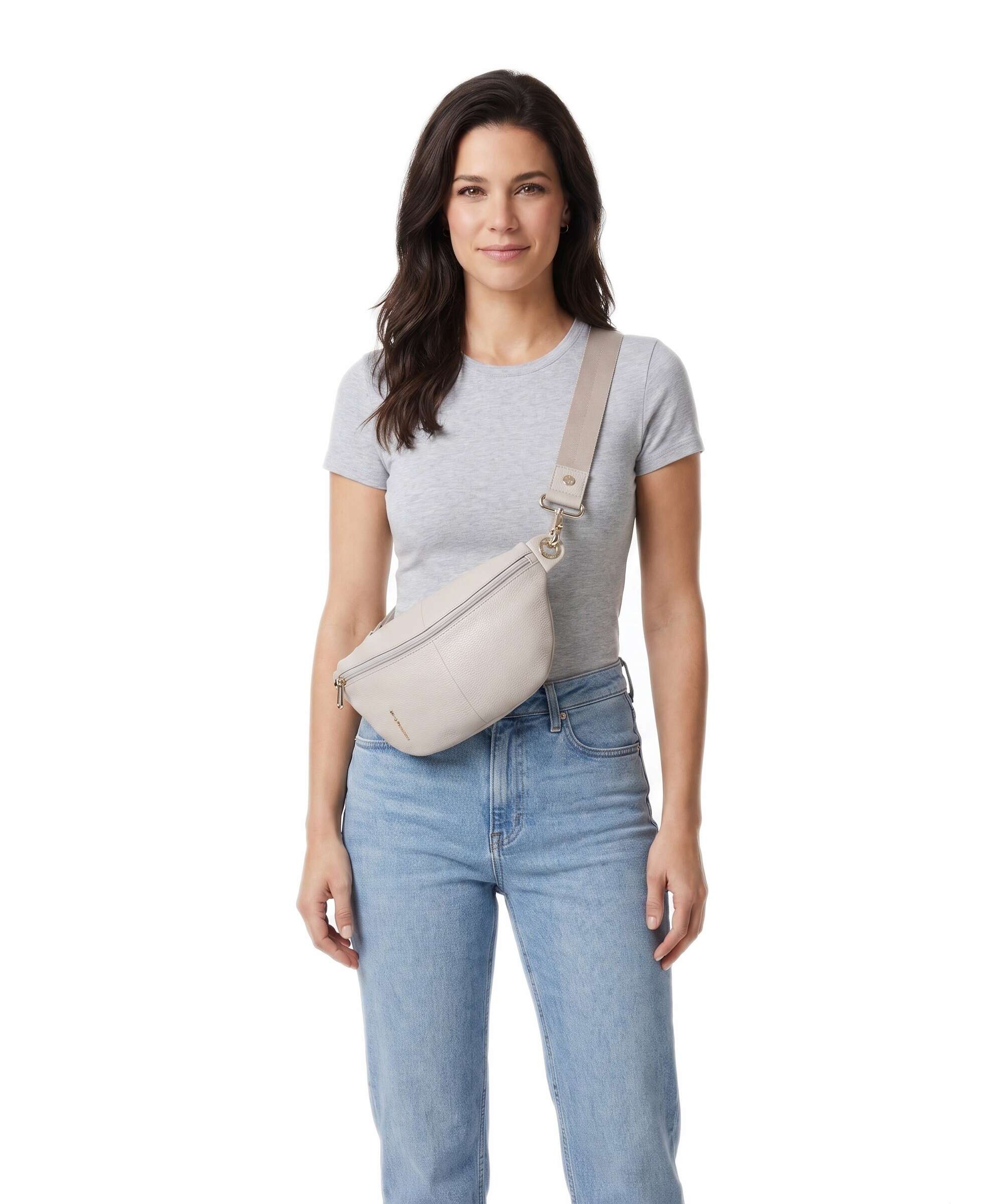 Mandarina Duck Mellow Leather Belt bag cocoon