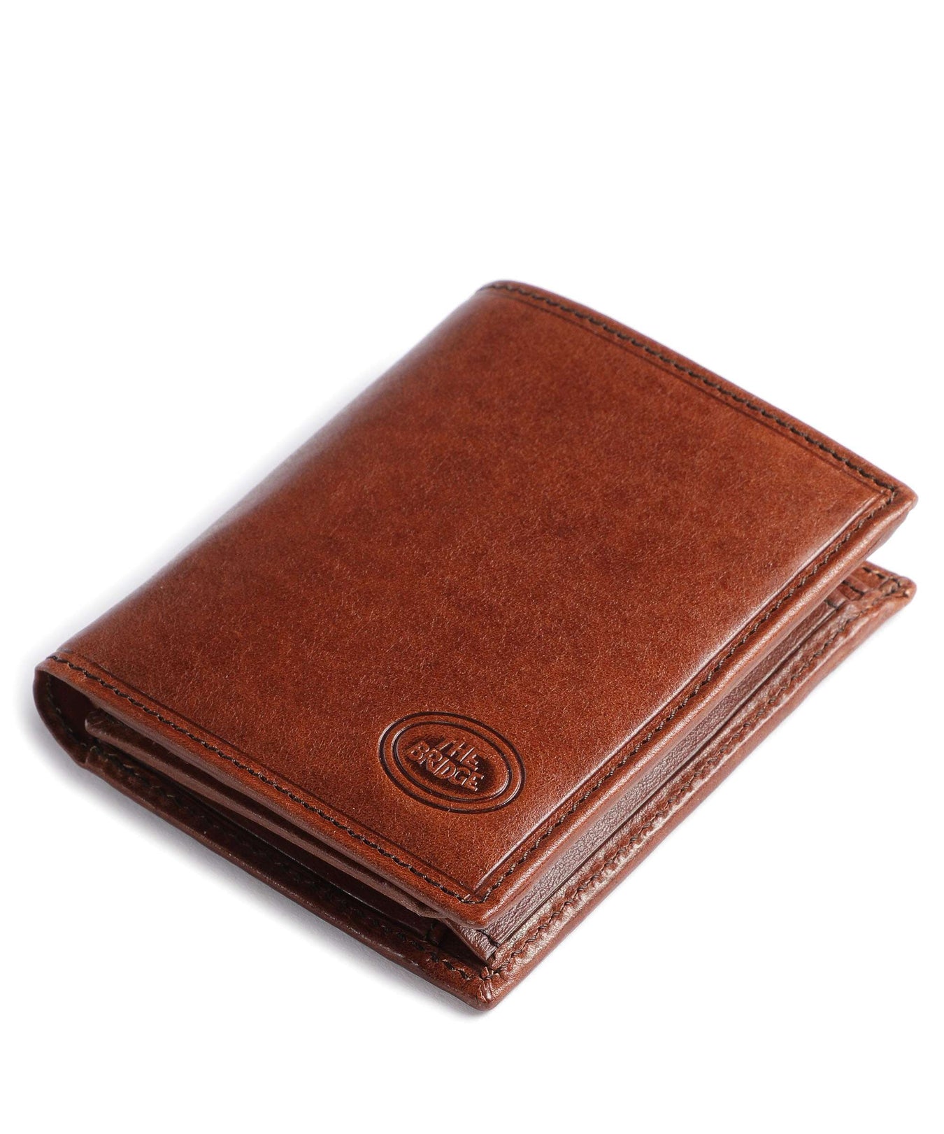The Bridge Story Uomo RFID Wallet marrone