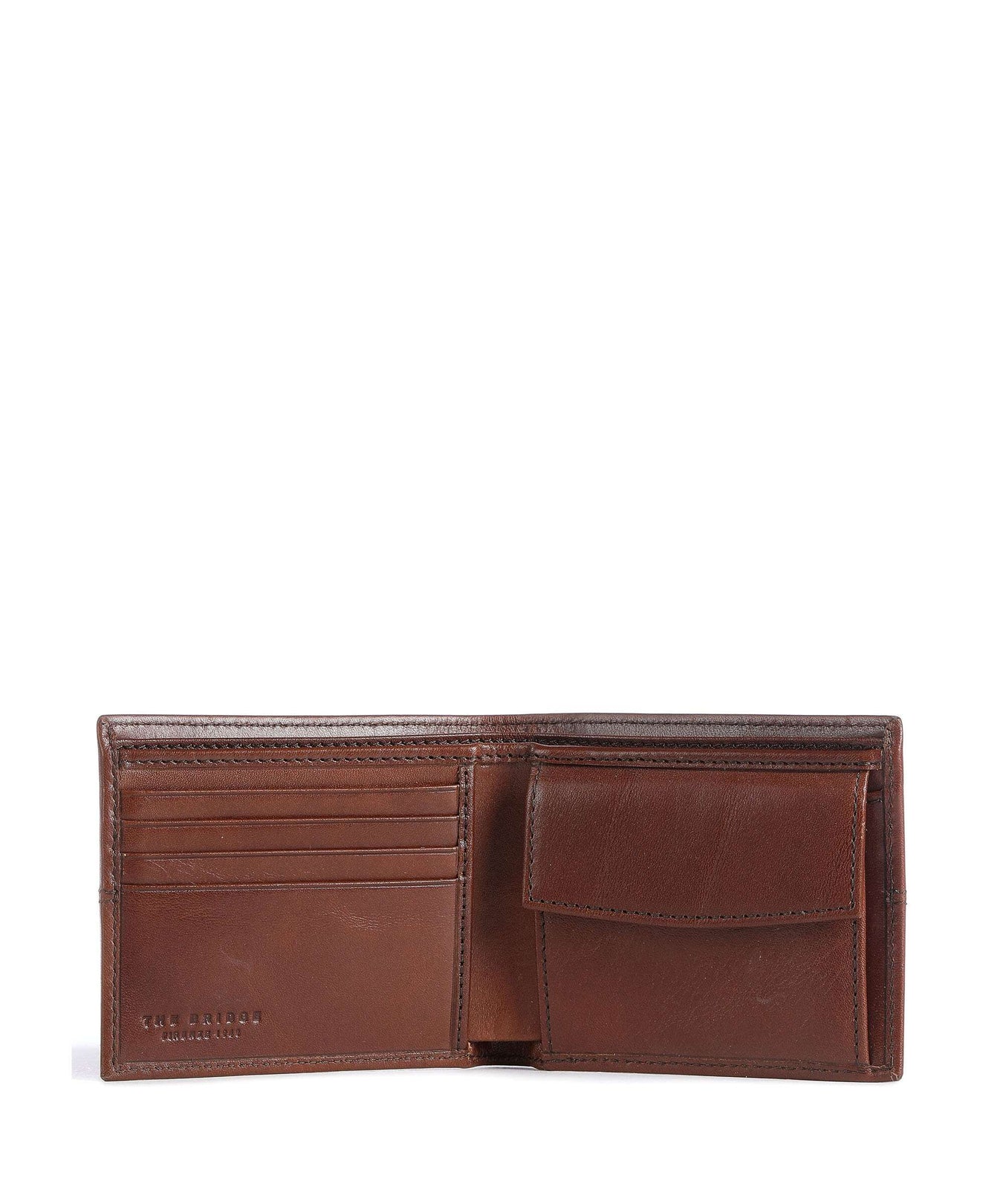 The Bridge Vespucci RFID Wallet marrone