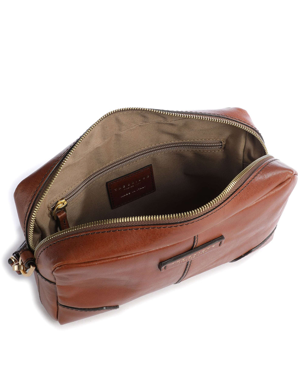 The Bridge Vespucci Wristlet marrone