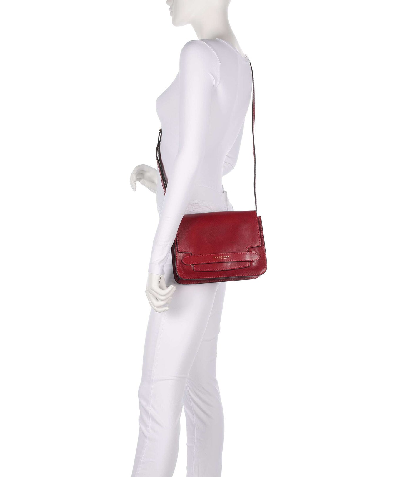 The Bridge Lucrezia Crossbody bag rosso ribes