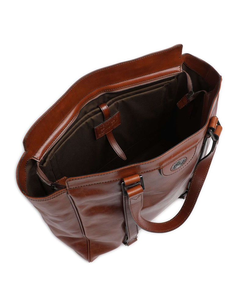 The Bridge Fabio Tote bag marrone