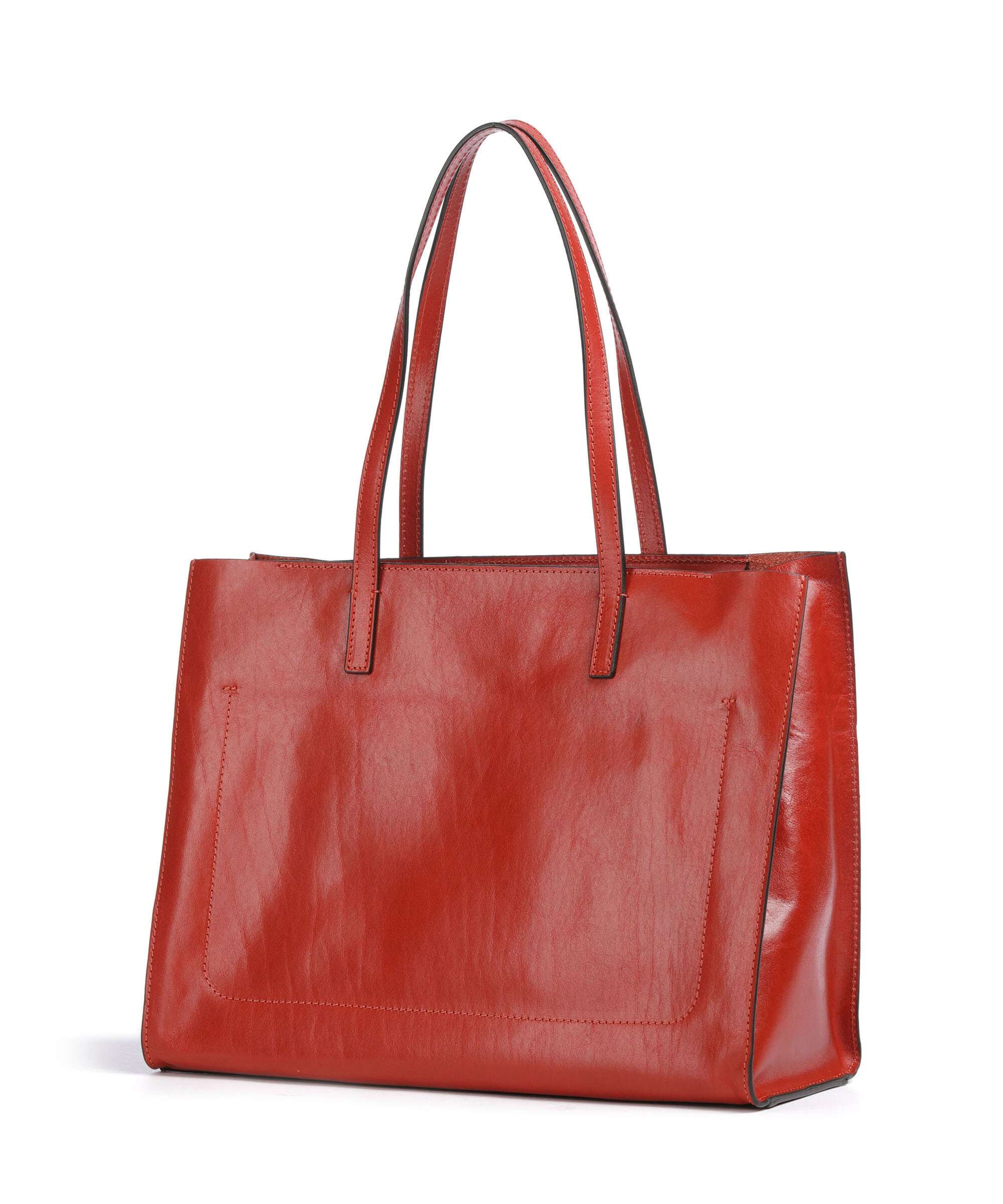 The Bridge Mirra Tote bag burnt orange