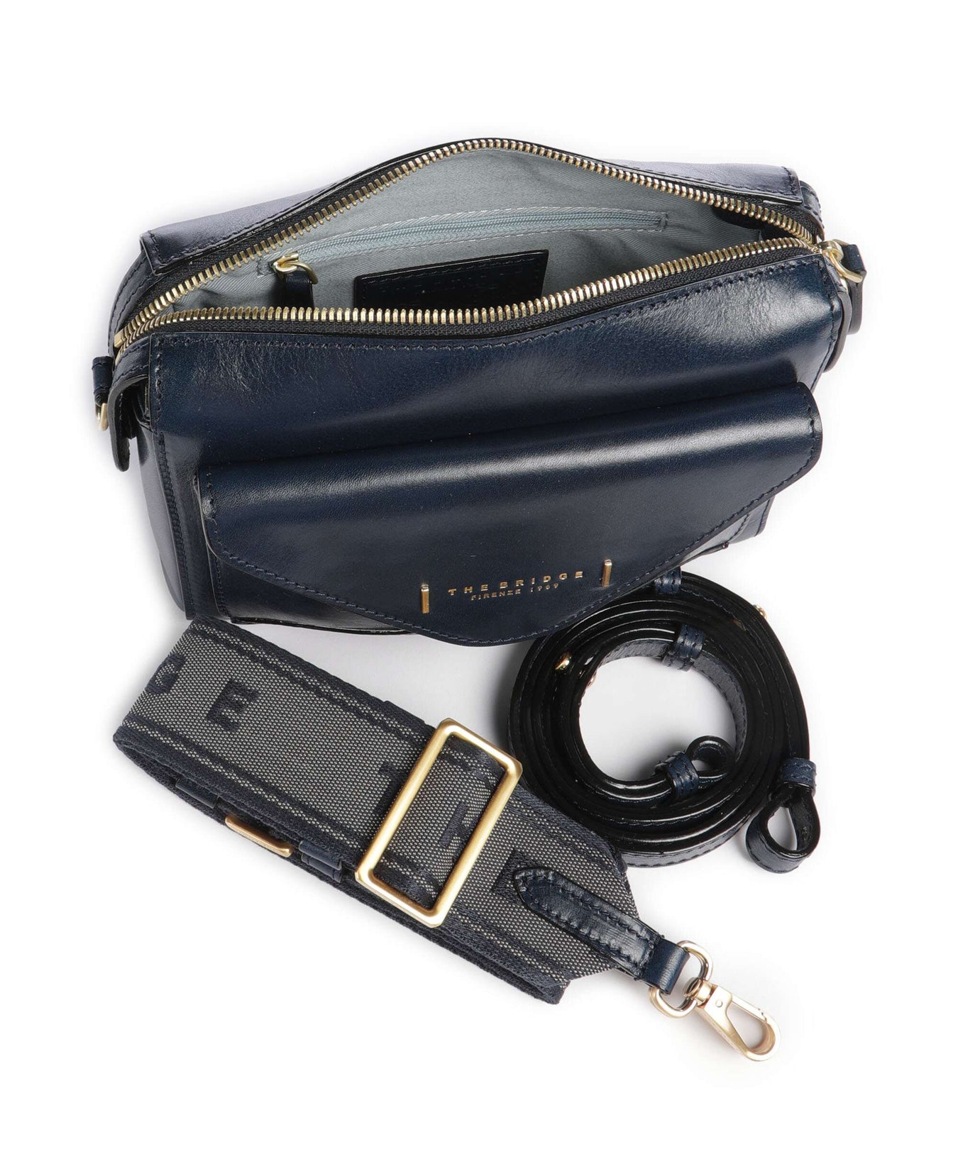 The Bridge Frida Crossbody bag oltremare