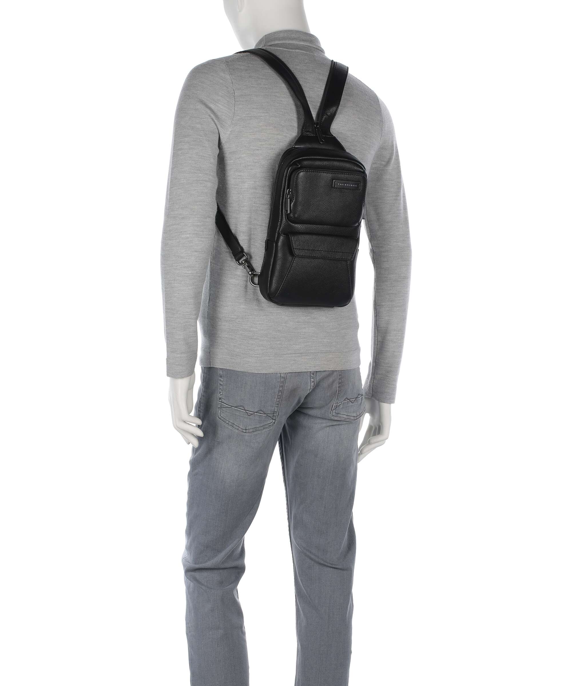 The Bridge Ludovico Sling bag nero