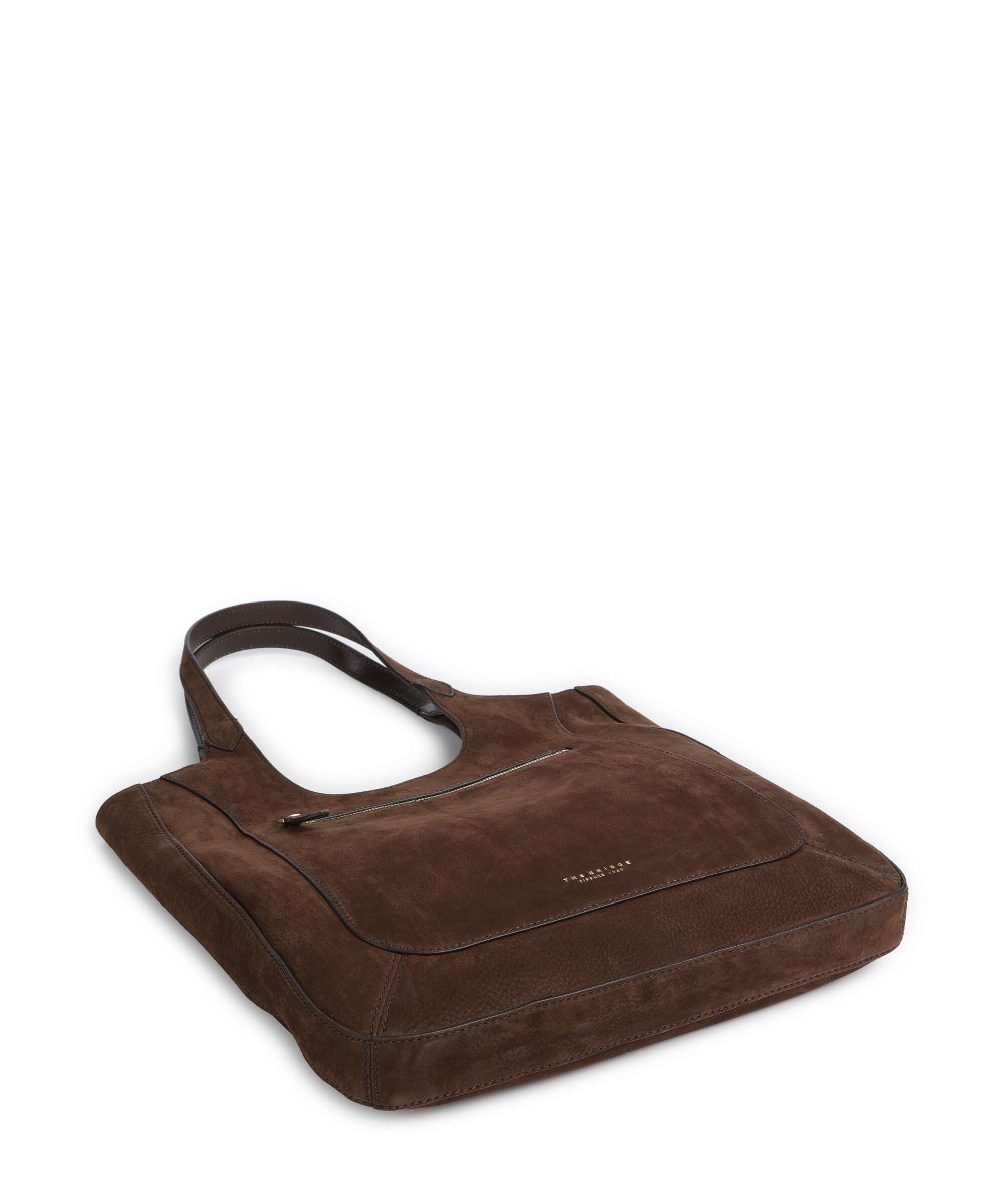 The Bridge Luce Soft Hobo bag moka