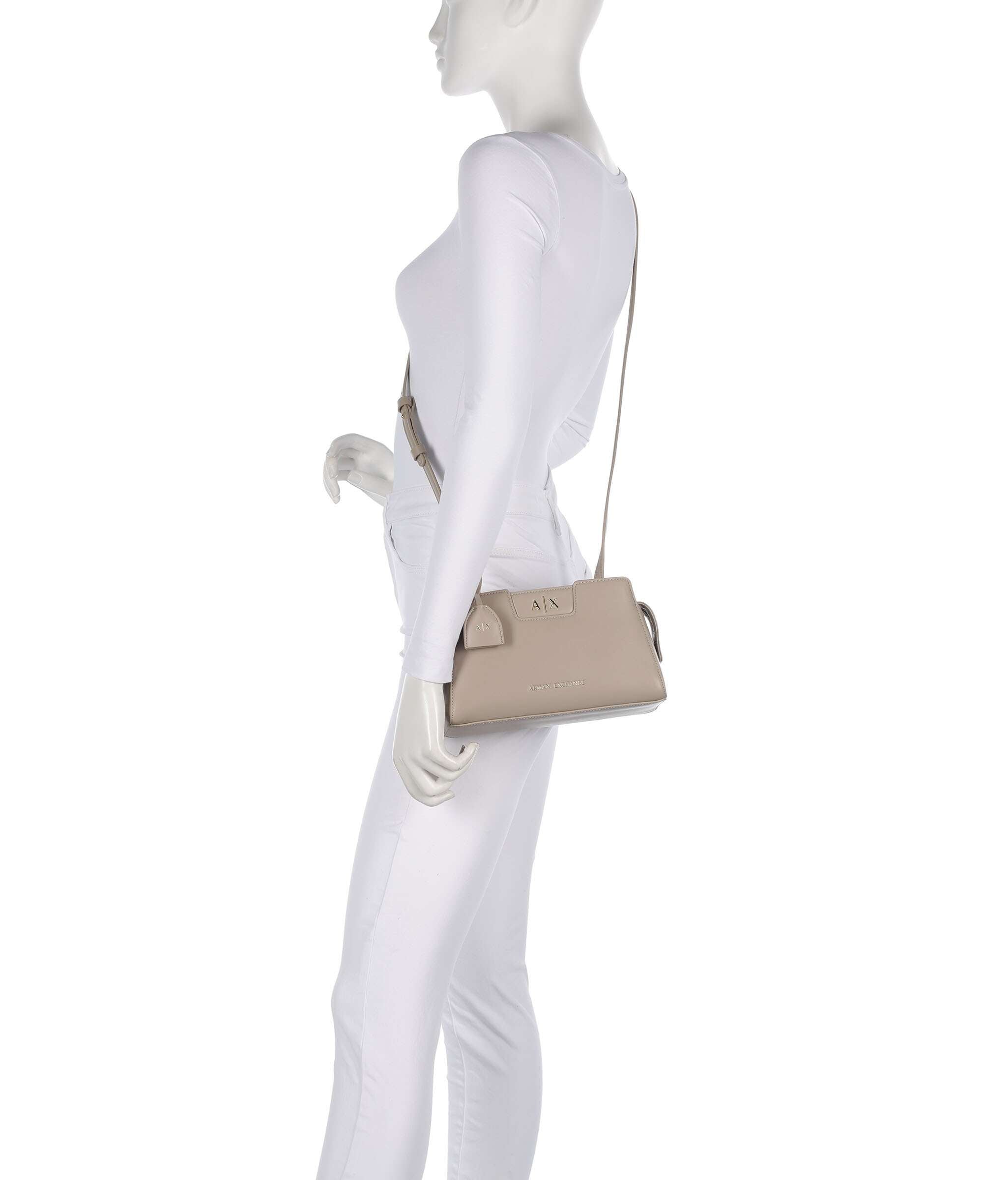 Armani Exchange Amelie M Crossbody bag sand