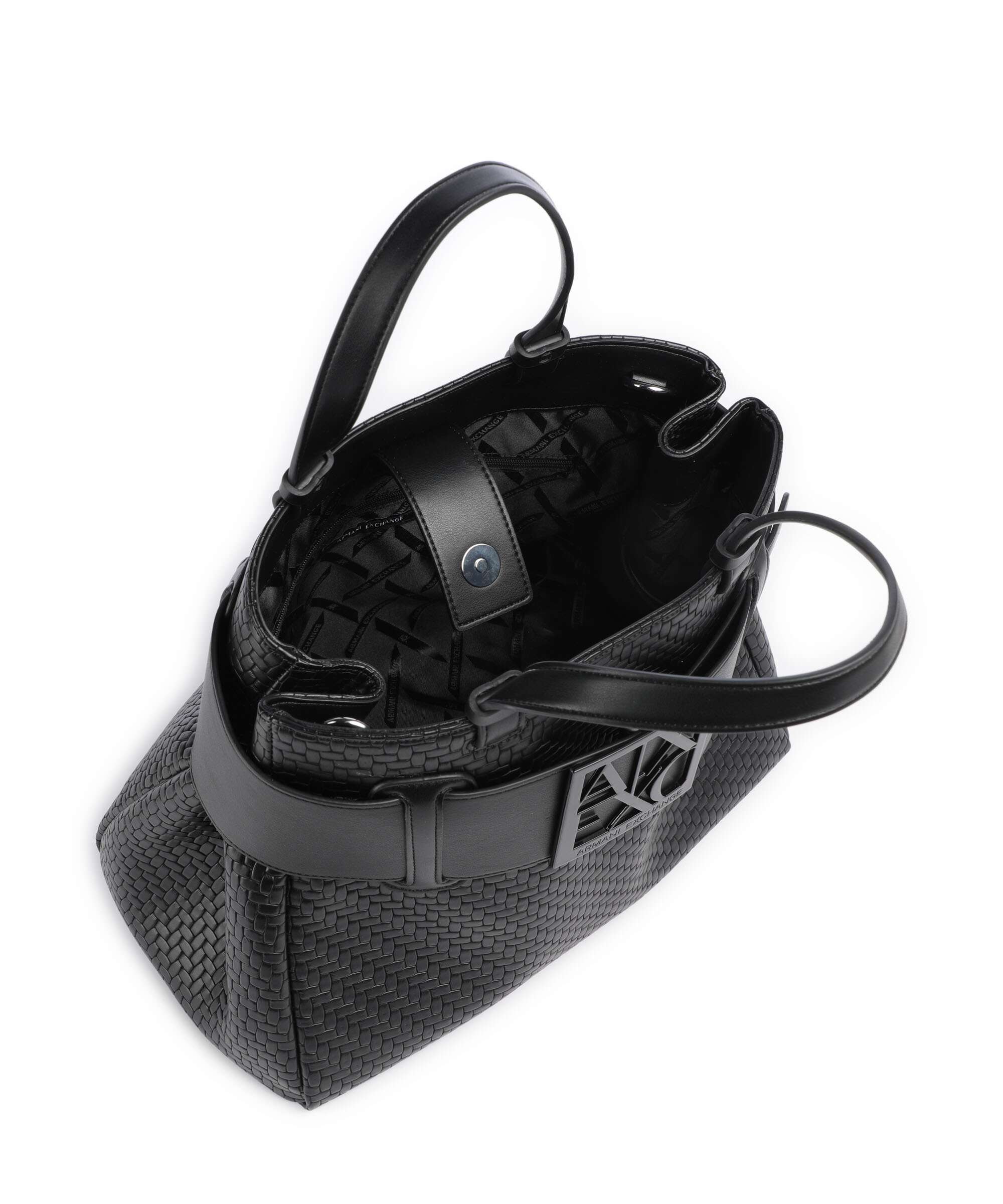 Armani Exchange Susy Soft Woven S Handbag black