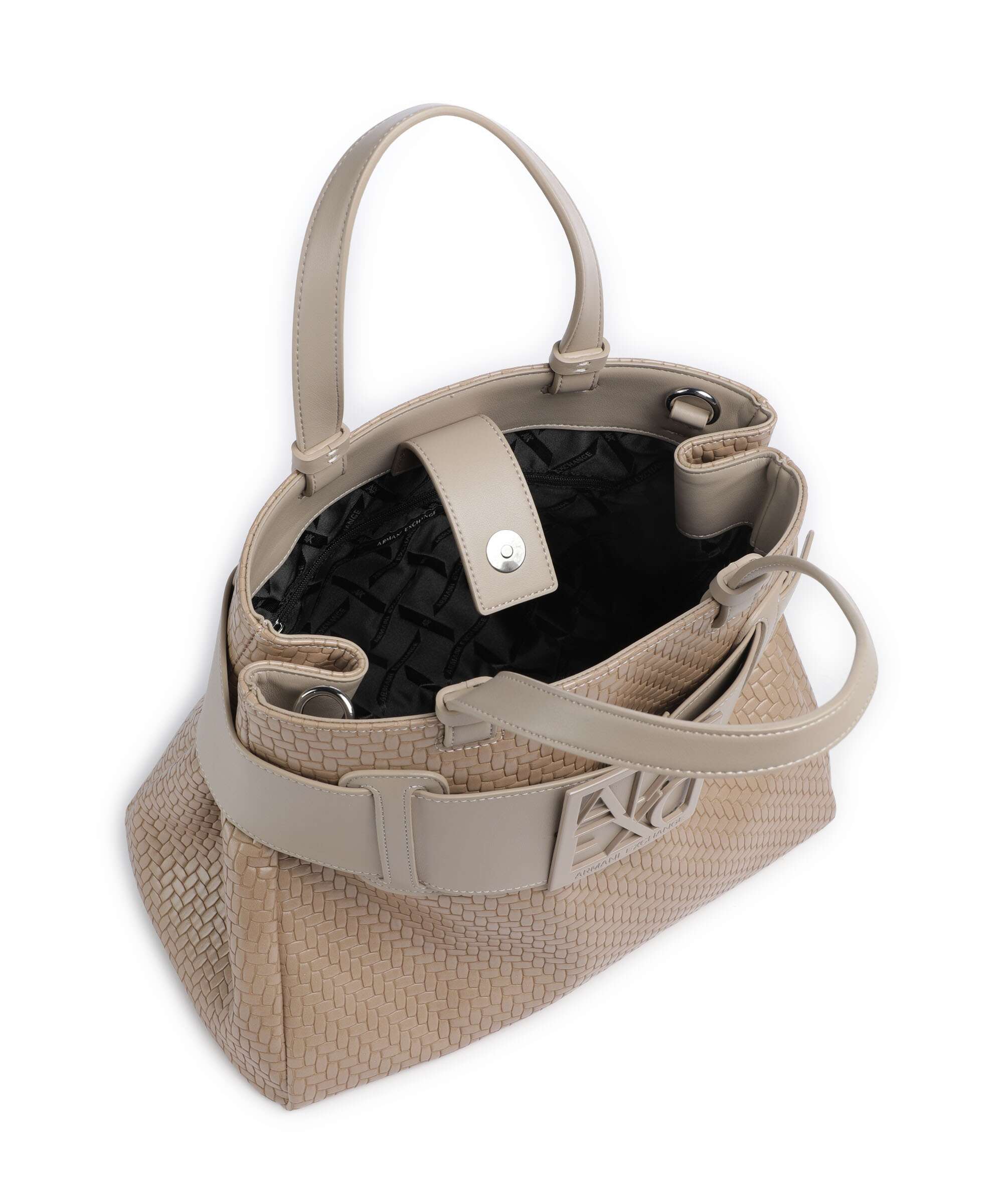 Armani Exchange Susy Soft Woven S Handbag sand