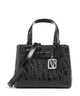 Armani Exchange Liz Patent S Handbag black