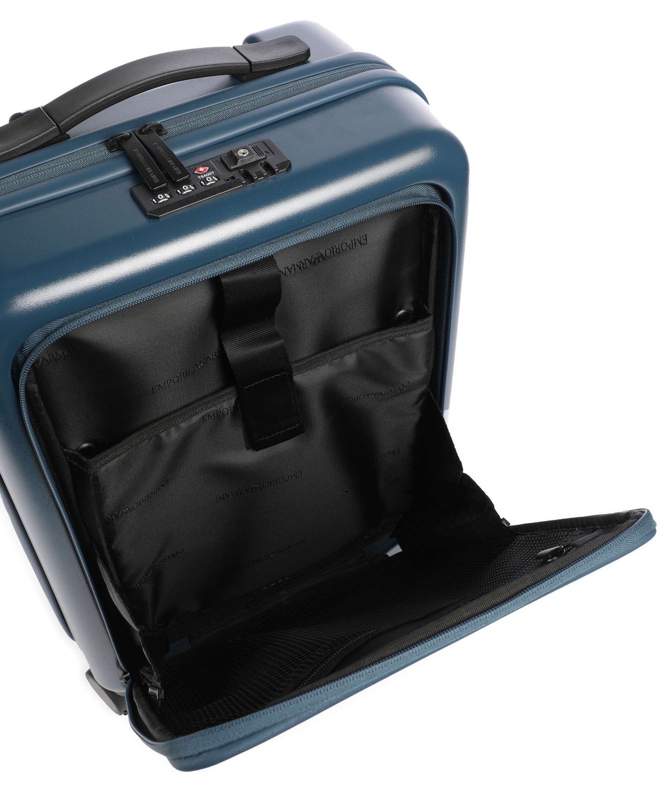 Emporio Armani Business Regenerated Spinner (4 wheels) legion blue