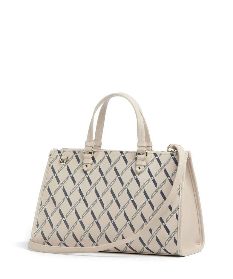 Armani Exchange Gynger Logo M Handbag sound sand