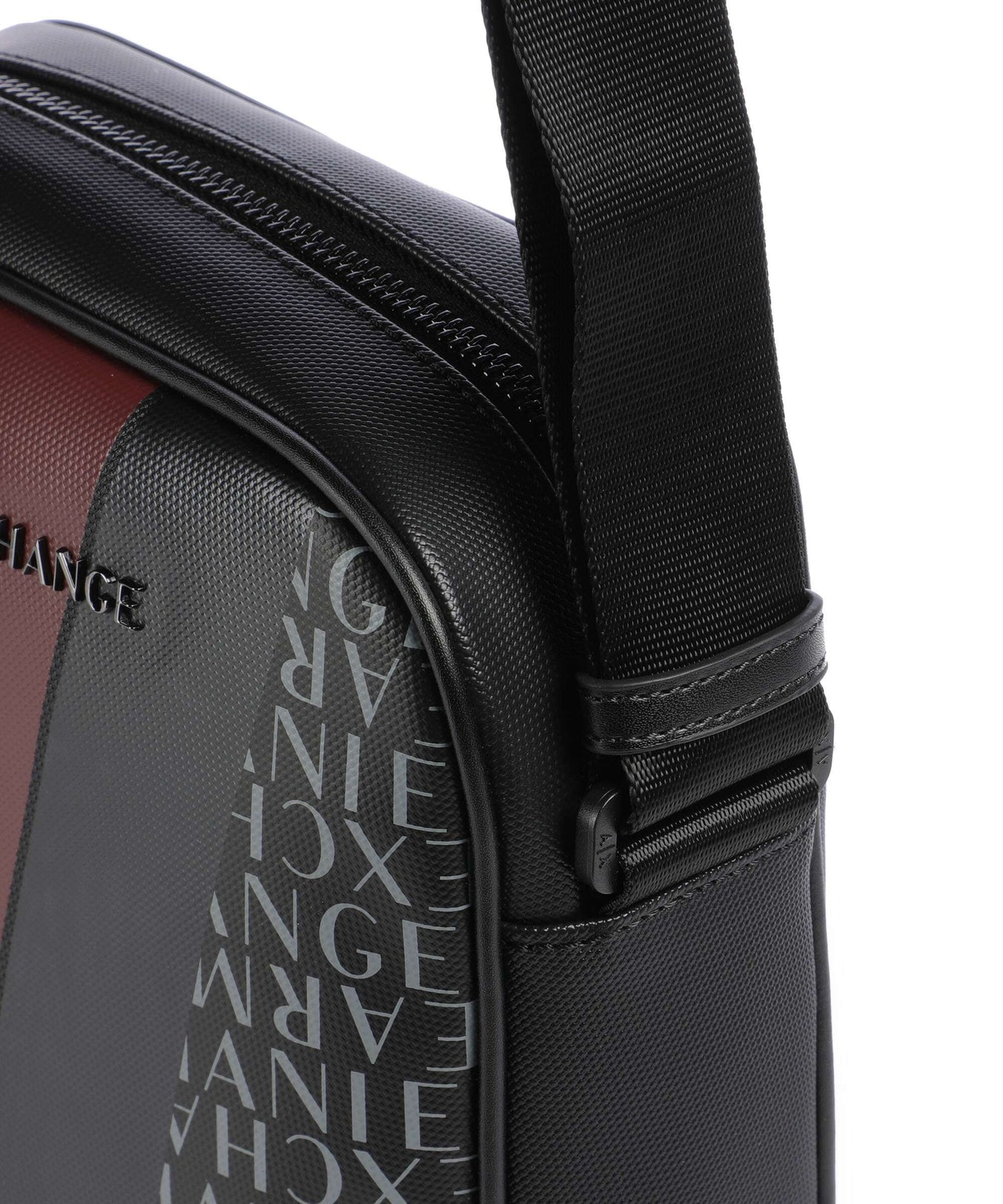 Armani Exchange Dylan Crossbody bag black/pomegranate/black shiny