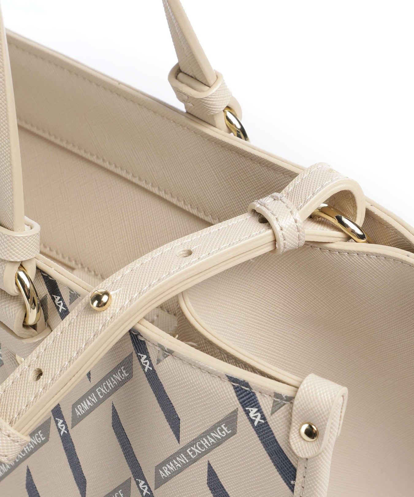 Armani Exchange Gynger Logo Tote bag sound sand