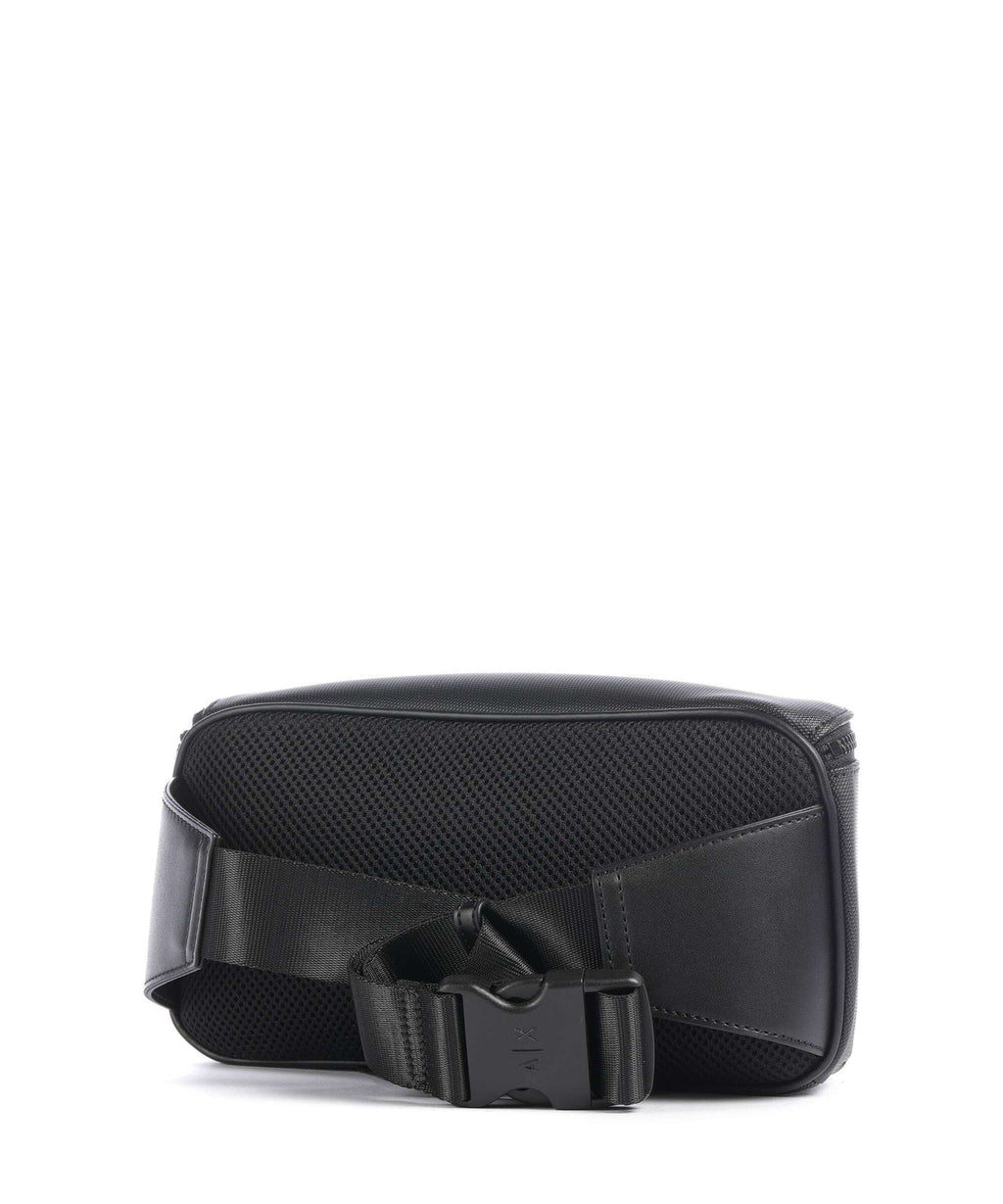 Armani Exchange Dylan Fanny pack black/pomegranate/black shiny