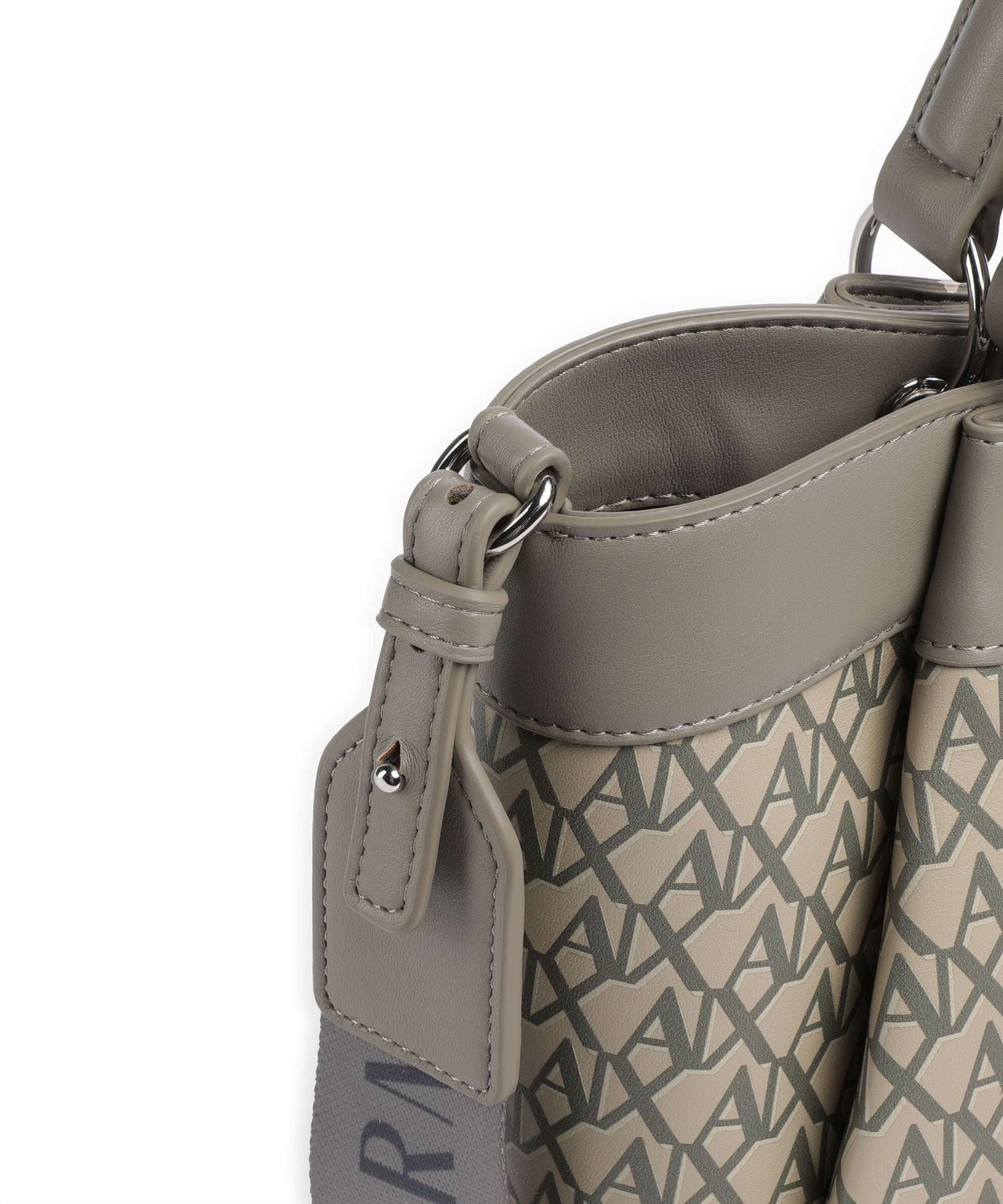 Armani Exchange Wave Monogram M Handbag sound sand/brown bass