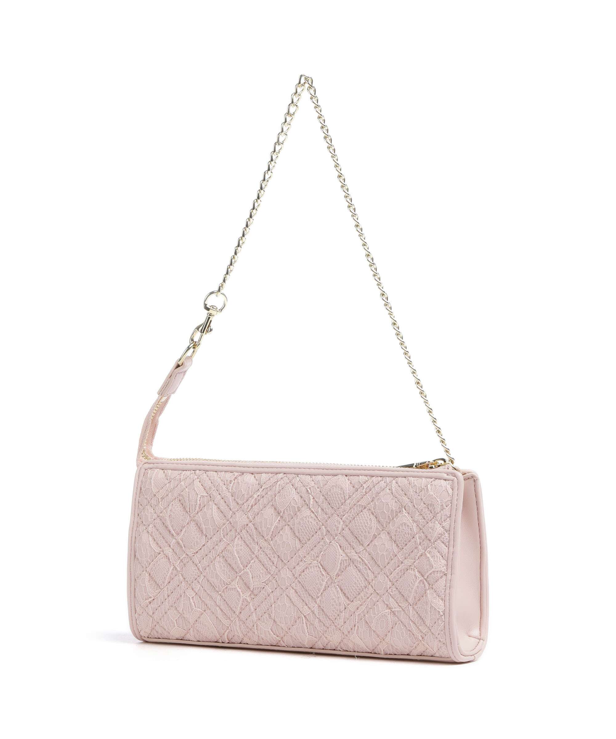 Love Moschino Quilted Lace Shoulder bag cipria/poudre