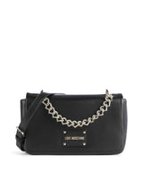 Love Moschino Strass Heart Chain Crossbody bag nero