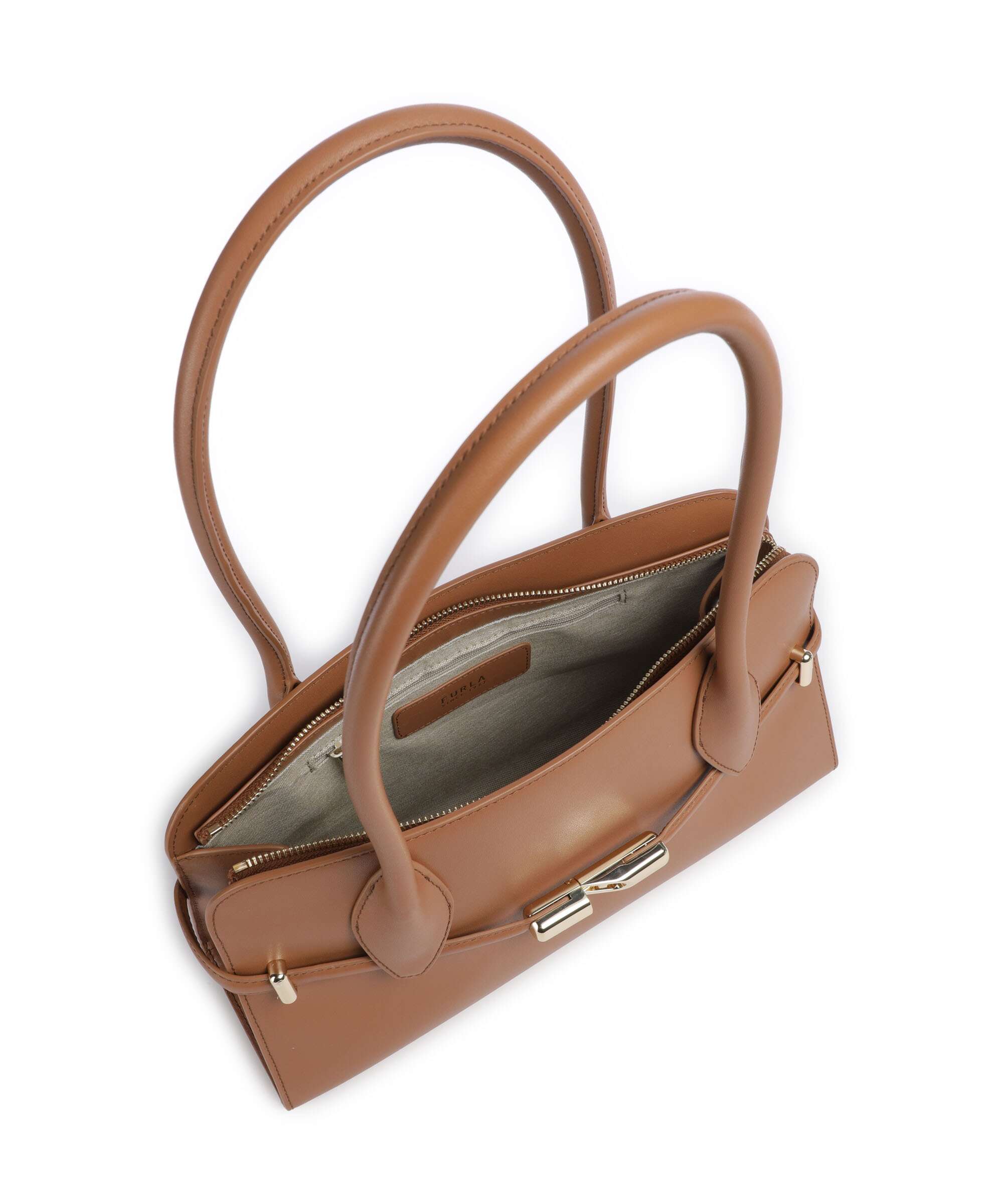 Furla Goccia M Shoulder bag brandy