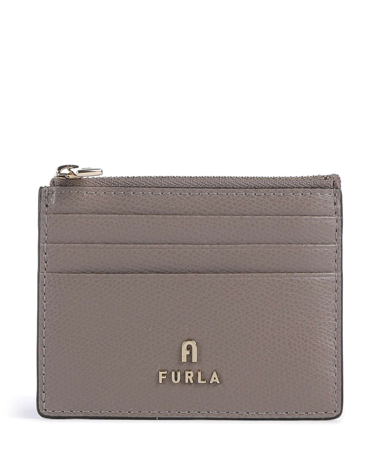 Furla Camelia S Credit card holder stucco gray