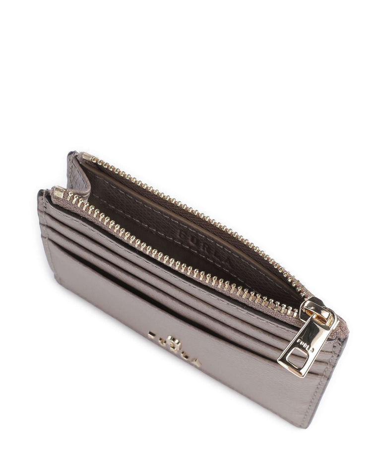Furla Camelia S Credit card holder stucco gray