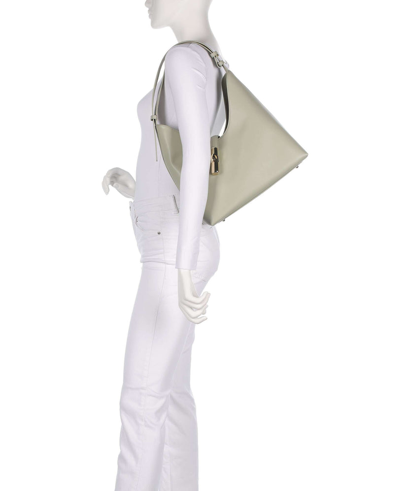 Furla Goccia M Hobo bag light salvia