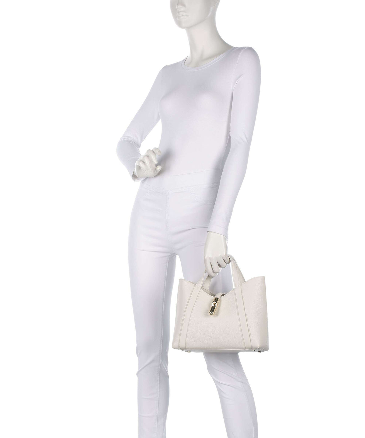 Furla Goccia S Handbag panna