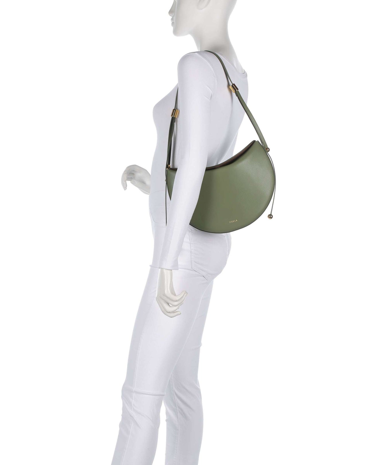 Furla Moonstone M Shoulder bag avocado