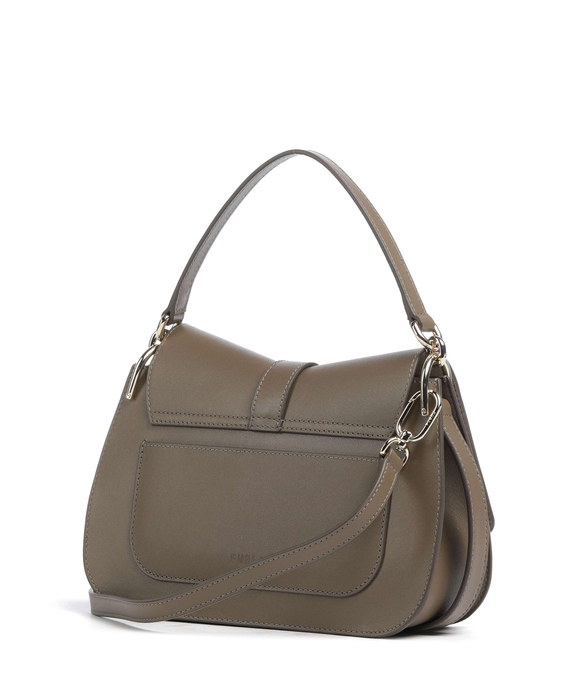 Furla Flow M Handbag muddy gray