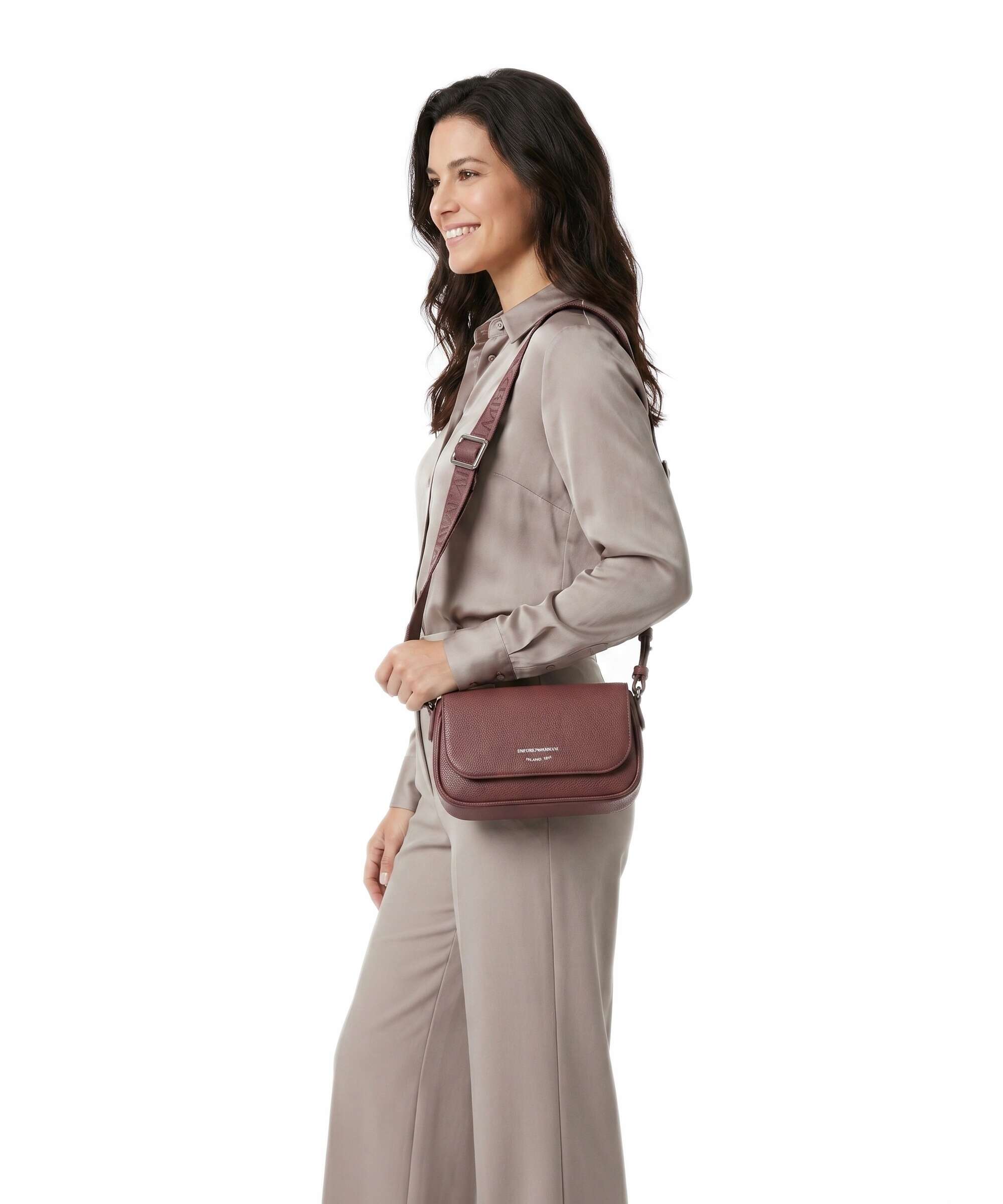 Emporio Armani Lilly Crossbody bag gianduia/navy