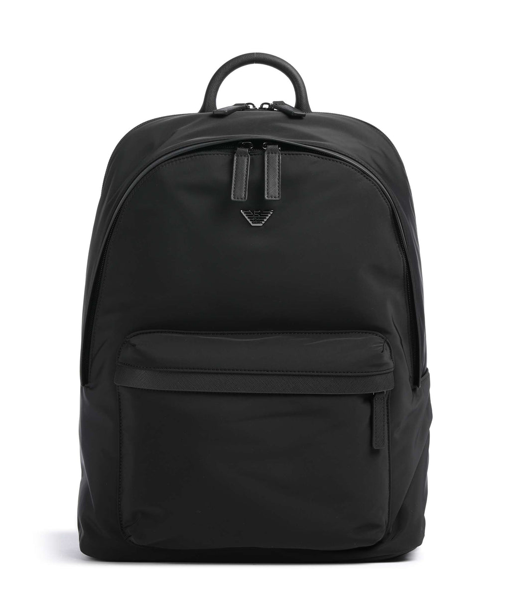 Emporio Armani Nylon Recycled Backpack black beauty