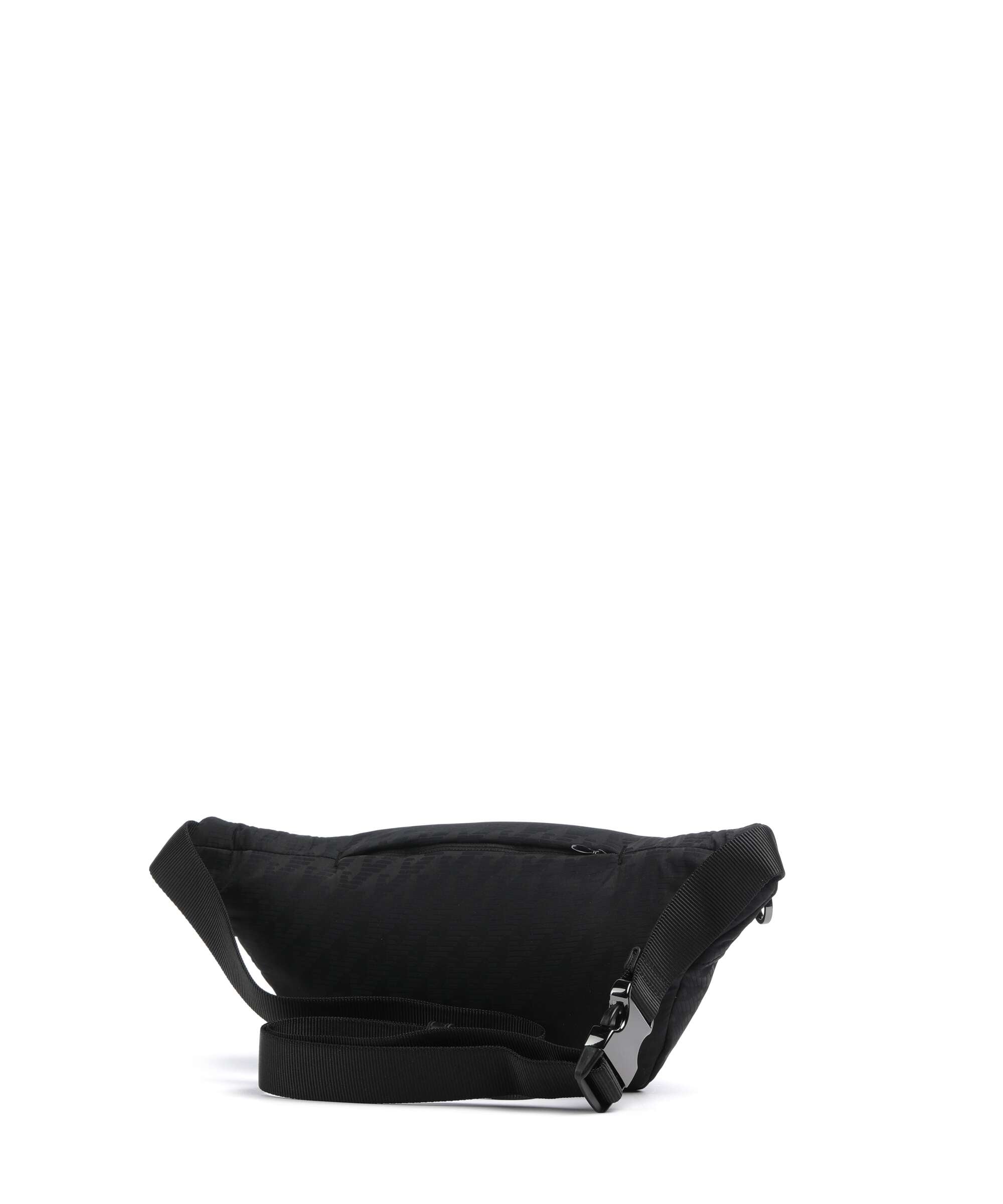 Emporio Armani Eagle All Over Belt bag black beauty