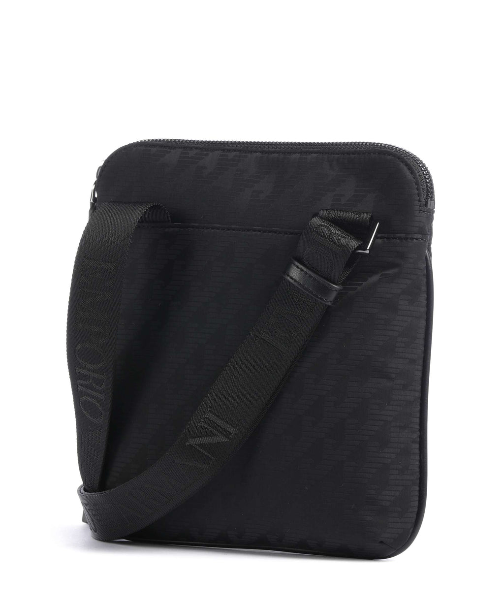 Emporio Armani Eagle All Over Crossbody bag black beauty