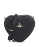 Vivienne Westwood Heart Saffiano Biogreen Mini Torba preko ramena black