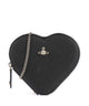 Vivienne Westwood Heart Saffiano Biogreen Torba preko ramena black
