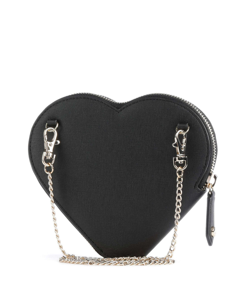 Vivienne Westwood Heart Saffiano Biogreen Crossbody bag black