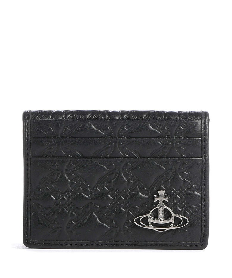 Vivienne Westwood Embossed Nappa Credit card holder black