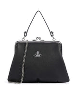 Vivienne Westwood Granny Frame Saffiano Torba preko ramena black