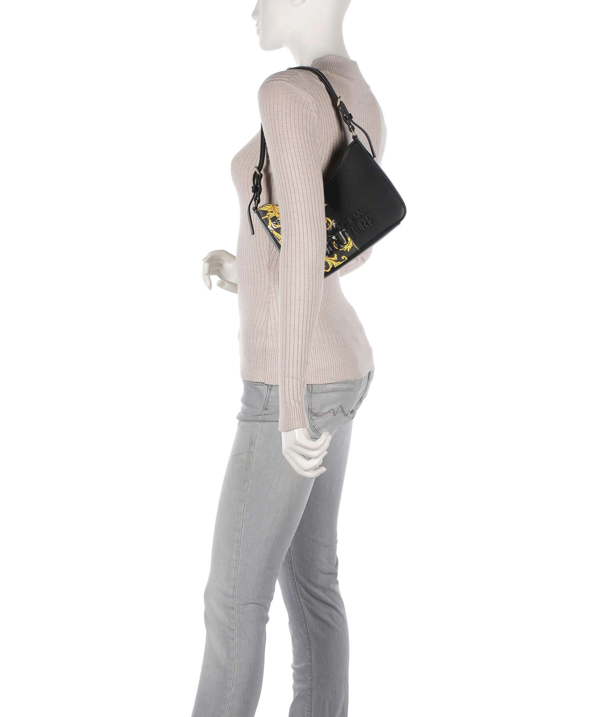 Versace Jeans Couture Rock Cut Shoulder bag black/gold
