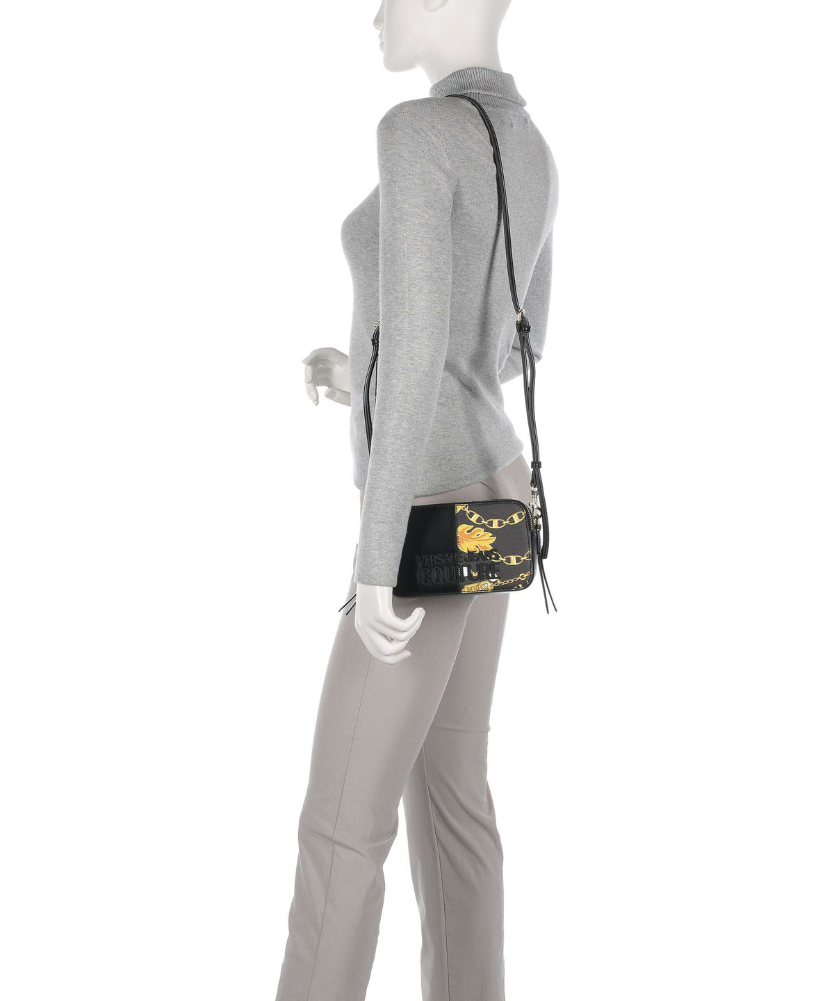 Versace Jeans Couture Rock Cut Crossbody bag black/gold