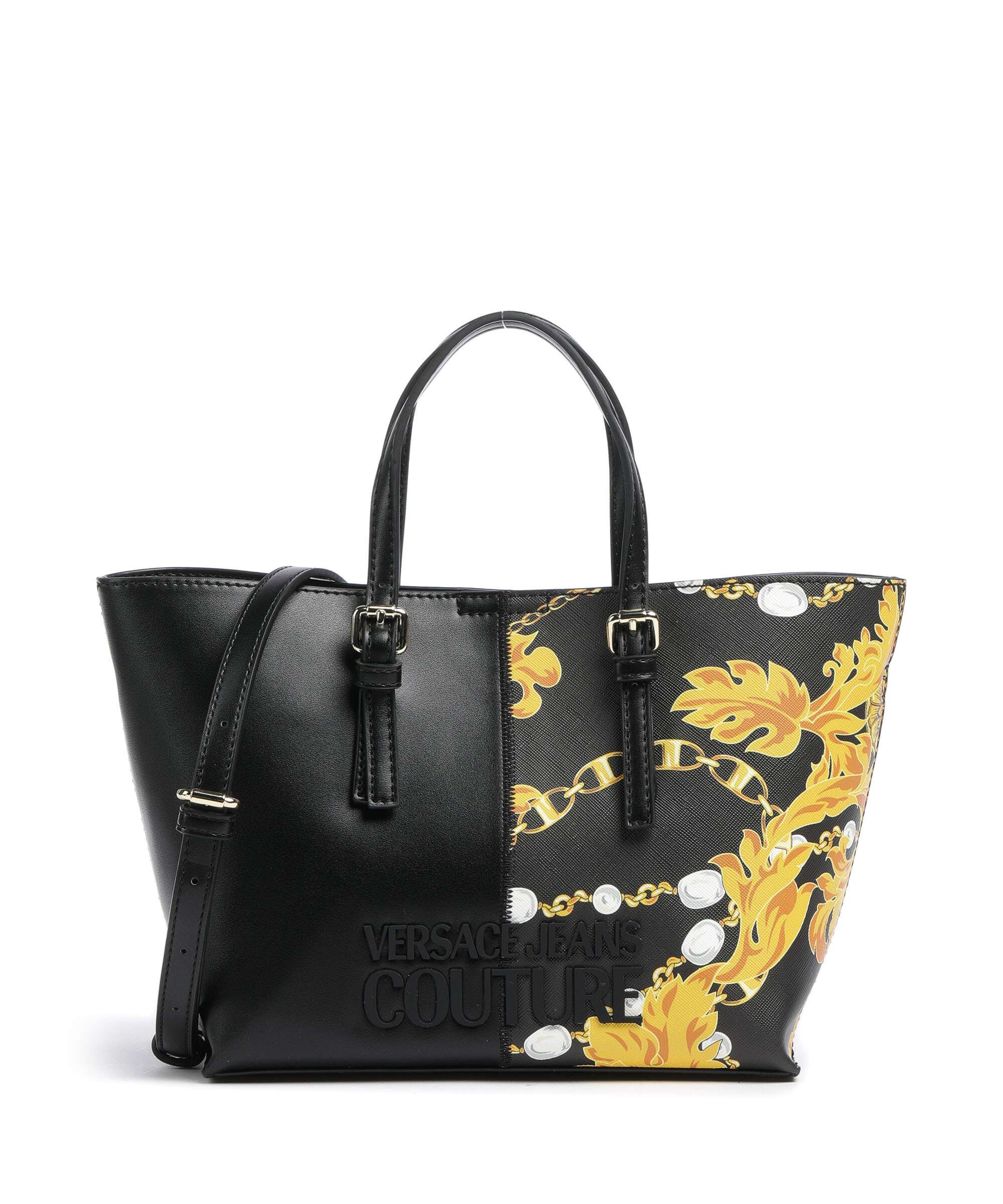 Versace Jeans Couture Rock Cut Handbag black/gold