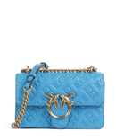 Pinko Love One Mini Torba preko ramena azzurro dresda/antique gold