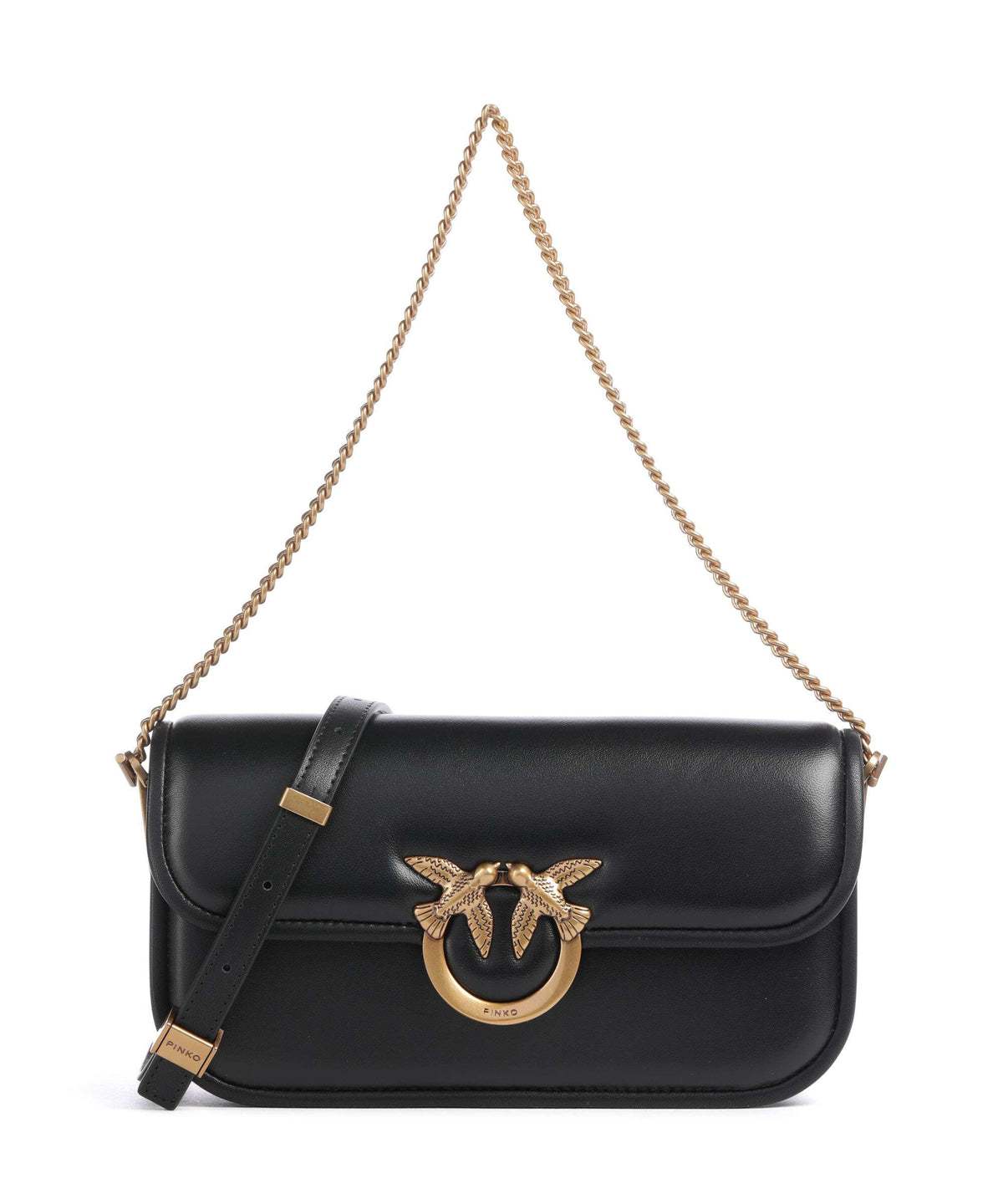 Pinko Love Box Baguette Shoulder bag nero/antique gold