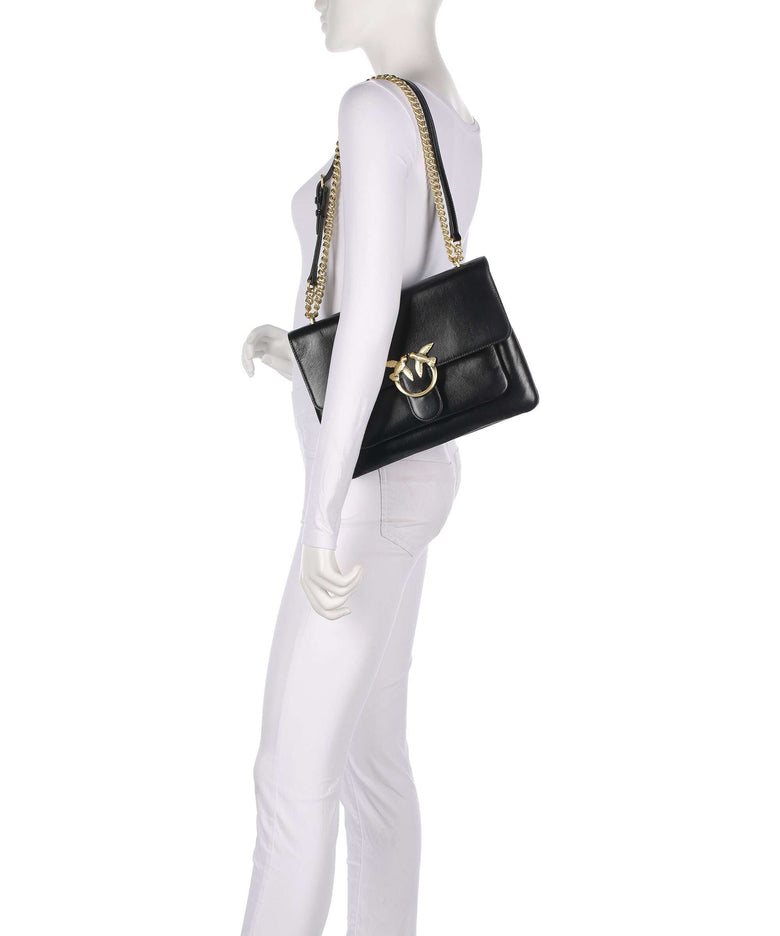 Pinko Love One Soft Big Shoulder bag nero limousine/matt gold