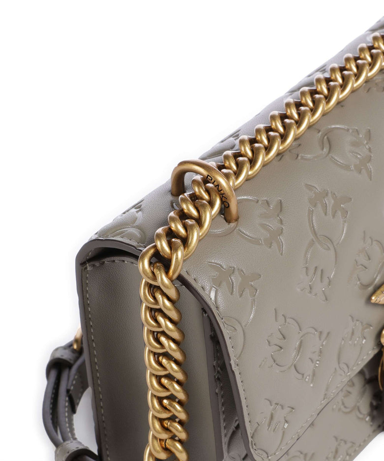 Pinko Love One Mini Shoulder bag noce/antique gold