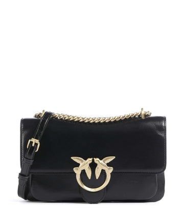 Pinko Love One Soft Mini Torba preko ramena nero limousine/matt gold