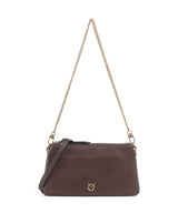 Pinko Double Mini Torba preko ramena marrone castano/antique gold