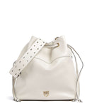 Pinko Secchiello Classic Torba za kantu bianco seta/antique gold