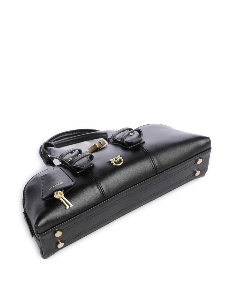 Pinko Bowling Baguette Handbag nero limousine/matt gold