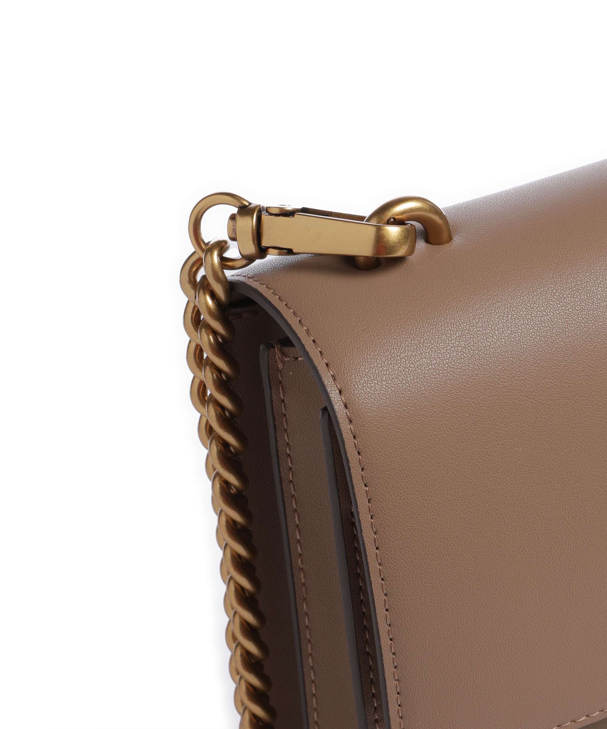 Pinko Love One Classic Crossbody bag biscotto zenzero/antique gold